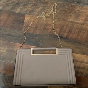 Melle Blanco Elegant Tan Chain Handle Women's Bag